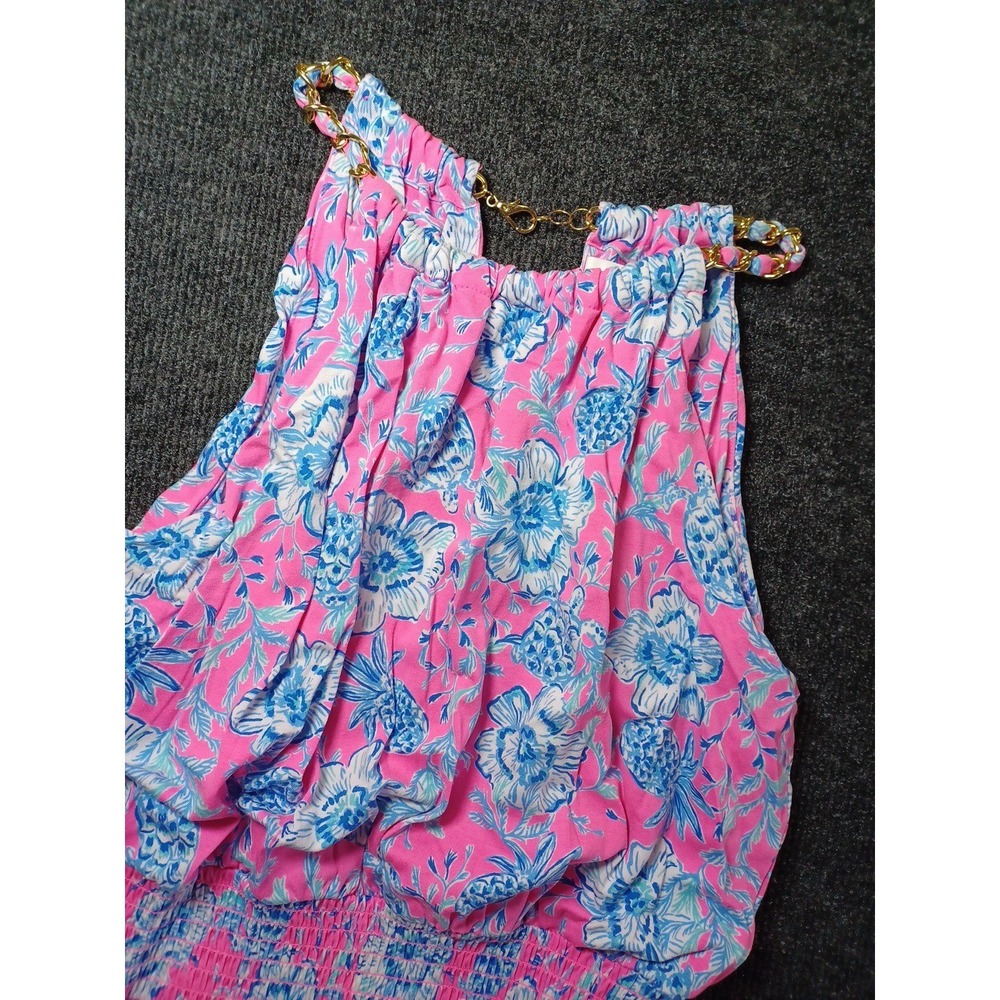 Lilly Pulitzer Gracelyn Halter Midi Womens Large Dress